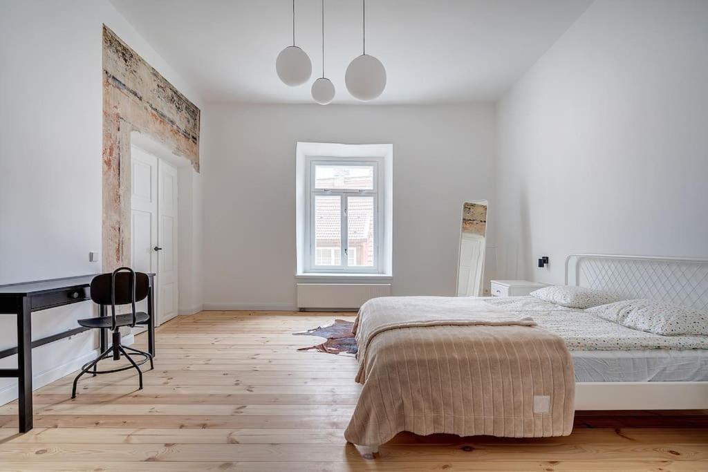 Spacious 2-Bedroom Flat In Old Town By Urban Rent VNO Buitenkant foto